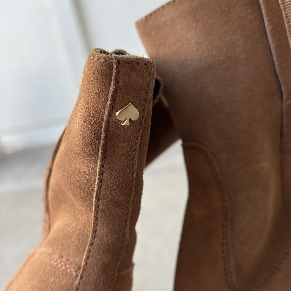 Kate Spade new york Baise Boot Brown Suede Women Size 5